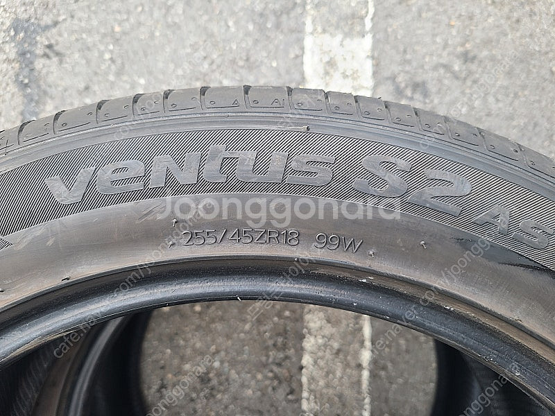 [판매]한국 벤투스S2As 2554518 중고타이어 2...--1