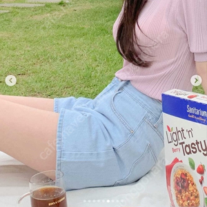 레이지코너 베이직 데님 하프 팬츠 (연청,중청)