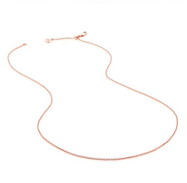 모니카비나더 사이렌 미니 베젤 펜던트 목걸이 로즈쿼츠 이미지