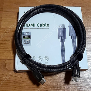 유그린 울트라 HDMI2.1 8K 페브릭 케이블 HD135 2m