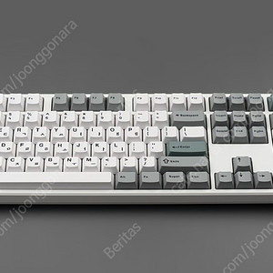 한성컴퓨터 GK798PRO 저소음 딥블루 뽀송축 메탈화이트 색상 팝니다