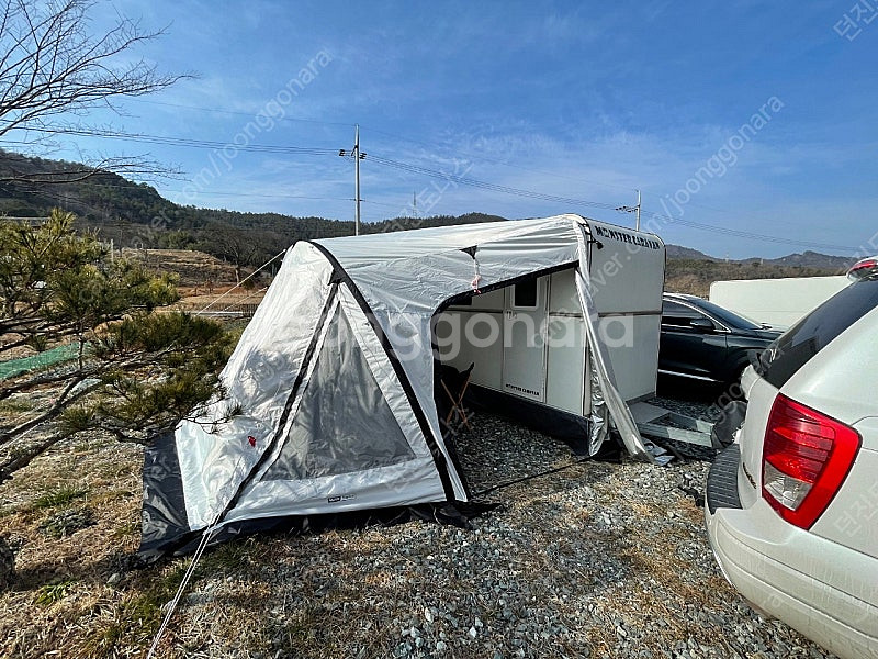 카라반텐트(에르젠 퀵스테이션320에어)팝니다.--0
