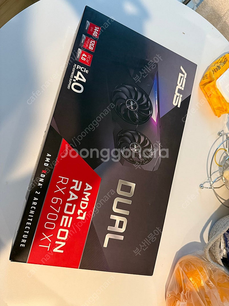 Asus 라데온 6700XT 12GB 듀얼 팝니다!--0