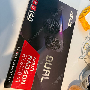 Asus 라데온 6700XT 12GB 듀얼 팝니다!