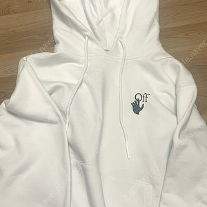 오프화이트 디그레이드 애로우 후드티 xl 새상품
