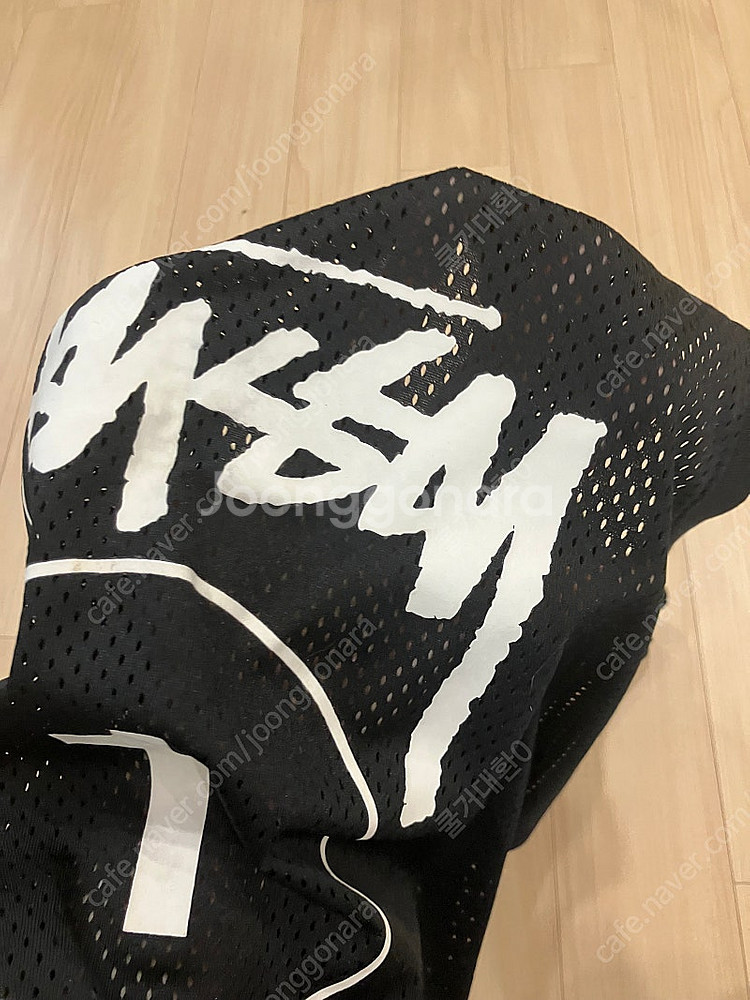 M)스투시 농구 져지 Black One World Me...--6