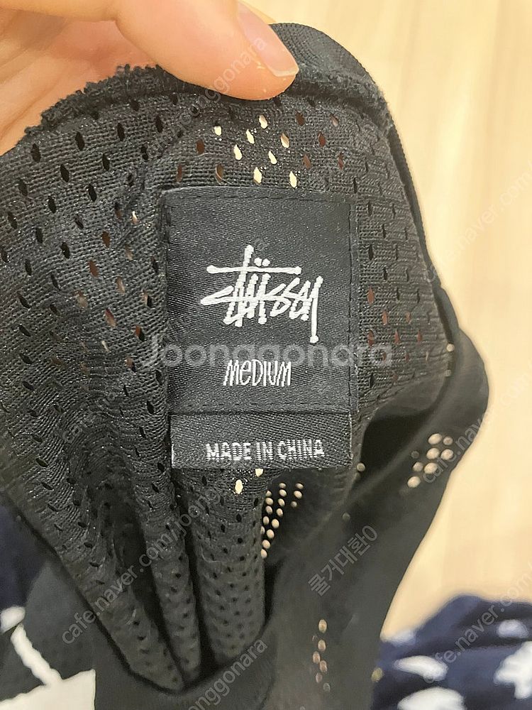 M)스투시 농구 져지 Black One World Me...--7
