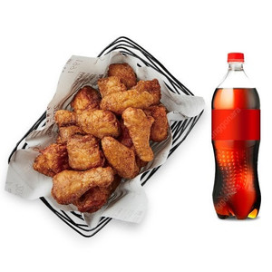 교촌오리리날+콜라1.25L (18500원) 판매