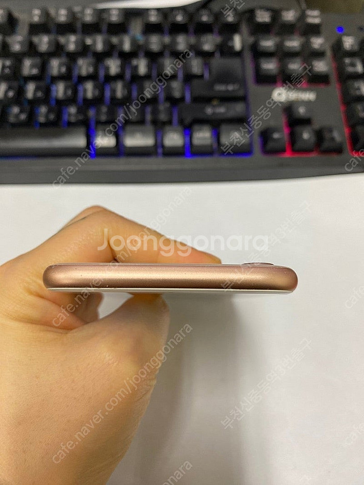 201659 아이폰8 로즈골드 A급 256GB 무잔상 배터리성능100% 자녀폰 인스타 추천 22만 부천--3