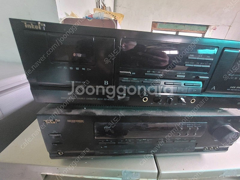 인켈 . 리시버앰프 rv-5020r , 더블 카세트데크...--2