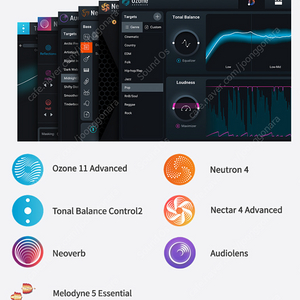 iZotope Mix & Master Bundle Advanced (Ozone 11) 판매합니다.
