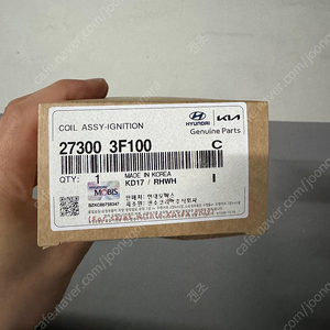 현대 모비스 점화 코일 27300 3F100