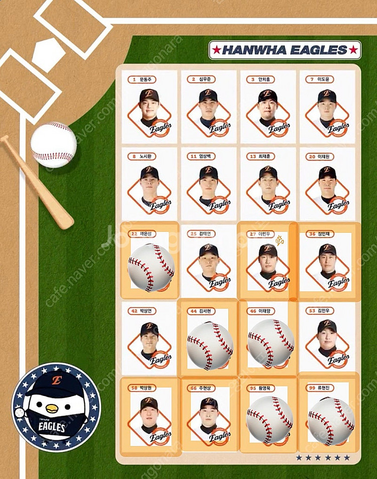 kbo 구단별 띠부띠부씰 크보빵 천원정리--4