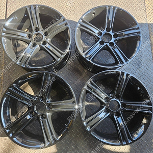 17인치 BMW F30 3시리즈 유광블랙 네비팩 순정휠 1대분