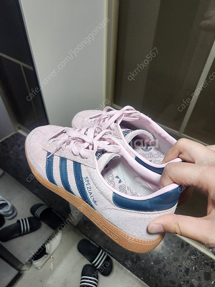 아디다스 스페지알 핑크 상태 sss급 270사이즈 싸게...--0