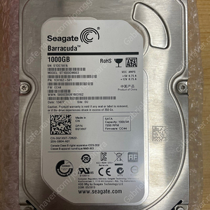 부산 해운대. 씨게이트 하드디스크 1TB - 15000원, 2TB - 30000원 HDD