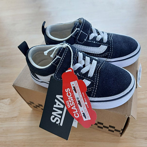 반스(Vans) 올드스쿨 블랙 아동화 140