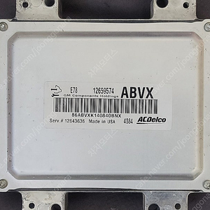 (중고) 스파크 중고품 ECU (구매전전화필수) 12659574 ABVX / 12643636