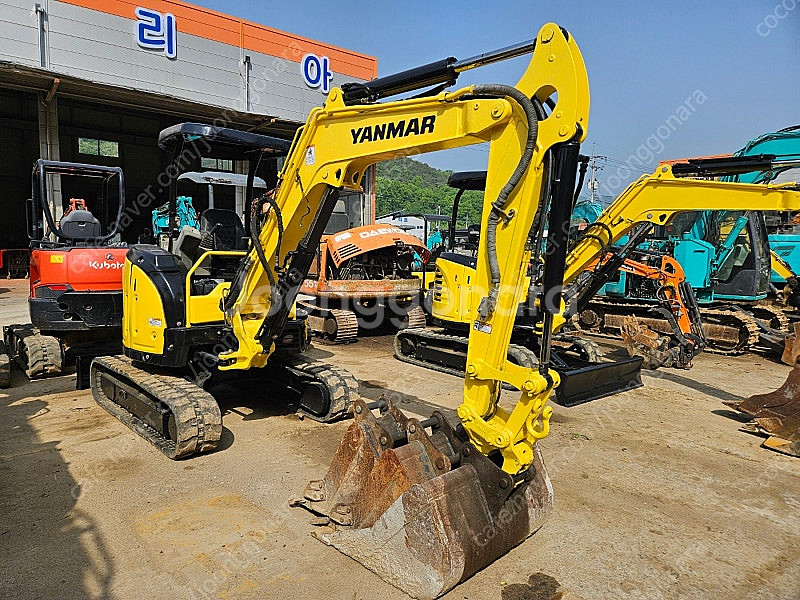 얀마 3.5톤 농장용굴삭기 VIO35 2014년 저가동...--1