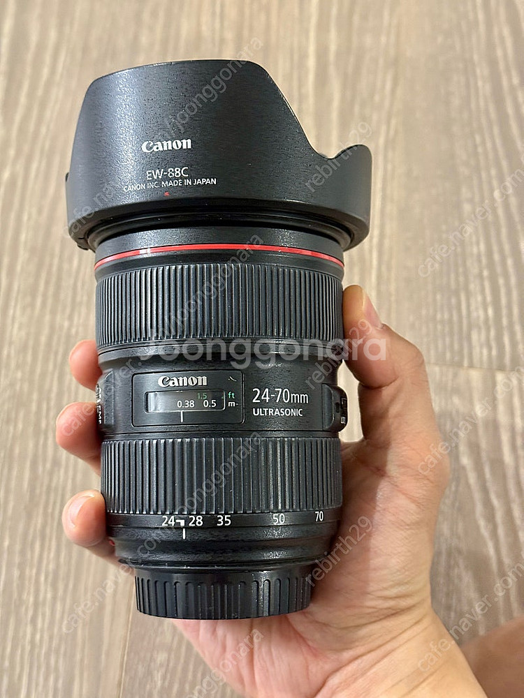 정품 캐논 신계륵 ef 24-70 2.8L 2--3