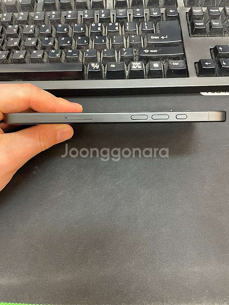 아이폰16플러스 블랙 128GB 배터리100% 상태좋은...--6