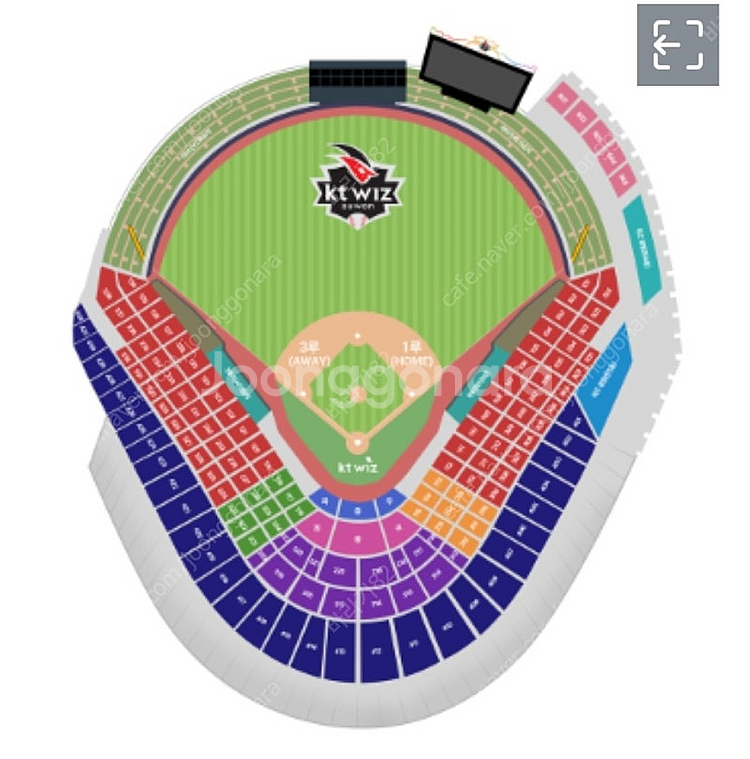 5.11(일) DH 2차전 KT vs 롯데 3루 응원지...--0
