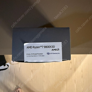 (25년 4월 30일 구매)AMD 9800x3d 국내정품 판매합니다