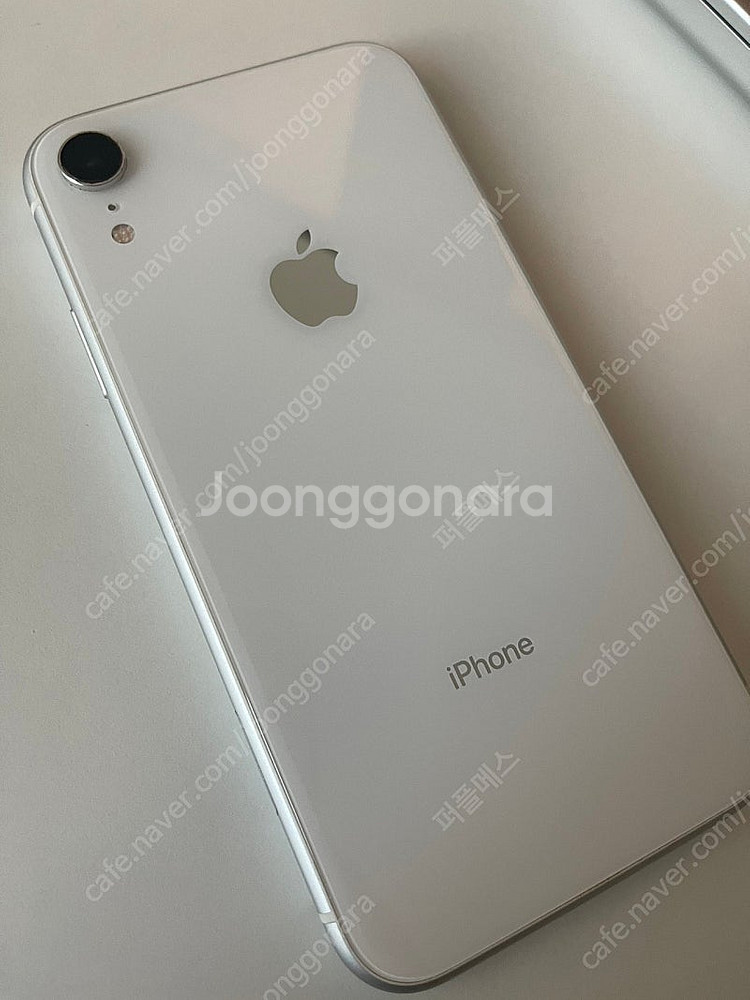 아이폰 XR 화이트 128g--0