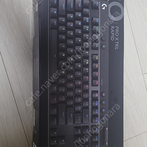 로지텍 g pro x tkl rapid 블랙 신품 미개봉