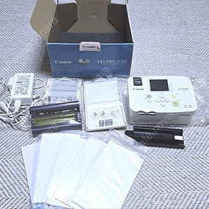 포토프린터 캐논 SELPHY CP760 + 사진용지 + 롤잉크