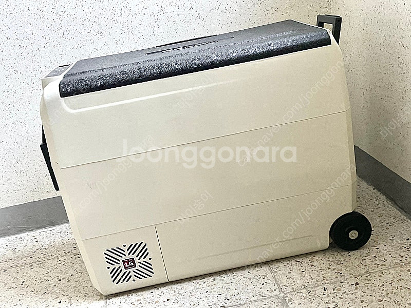 카투어 LG콤프 60리터 크림색상 차량용 캠핑용 냉장고--8