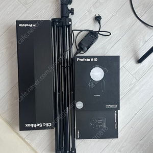 Profoto 프로포토 a10+보조배터리+ clic softbox 소프트박스+air remote ttl-c동조기