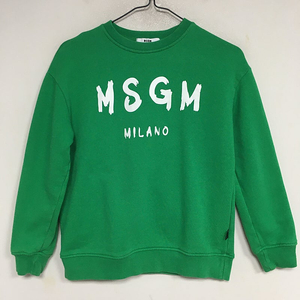 MSGM 엠에스지엠 키즈 레터링 맨투맨 10Y
