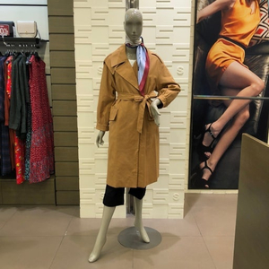 베네통 빅카라 오버핏 트렌치코트 85