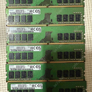 삼성램 메모리 DDR4 PC4-2666v 8GB x6