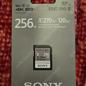 소니 SDXC UHS-II U3 SF-E256 256GB