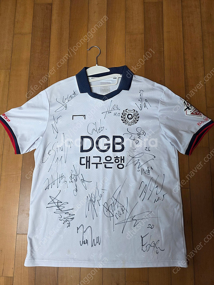 2023년도 대구FC 전용준 선수단 스쿼드 싸인 유니폼--0