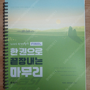 2025 선재국어 한 권으로 끝장내는 마무리