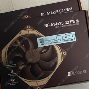 녹투아 noctua nf-a14x25 g2 pwm 2개팝니다