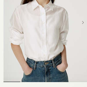 시에 sie 니스 펄리 스탠다드 셔츠 아이보리