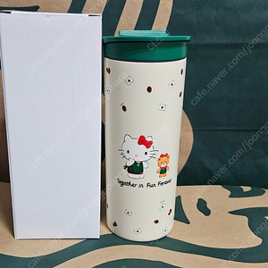 새상품)스타벅스 헬로키티 콜라보 키티 텀블러 355ml