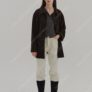 Lo61 Dakota Suede Coat in Dark Brown 스웨이드 자켓 브라운 새상품