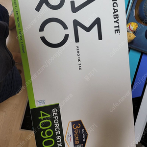 GIGABYTE 지포스 RTX 4090 AERO OC D6X 24GB 판매합니다.