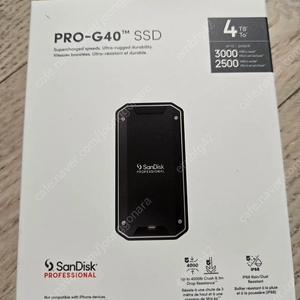 샌디스크 프로페셔널 4테라 PRO G40 SSD