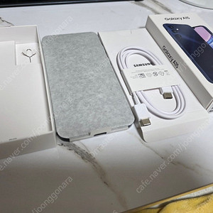 갤럭시 A15 블루블랙 128GB 판매합니다 (선택약정할인 가능/거의 새것/미사용_의무통화 외)