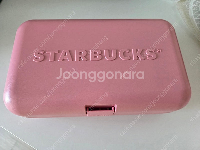 스타벅스 캐빈파우치 핑크--0