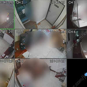 CCTV 카메라 8대