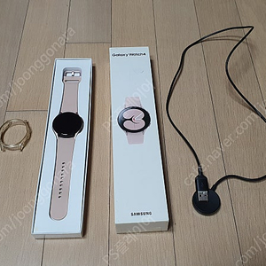 삼성 갤럭시 워치4 핑크골드 40mm 박스셋