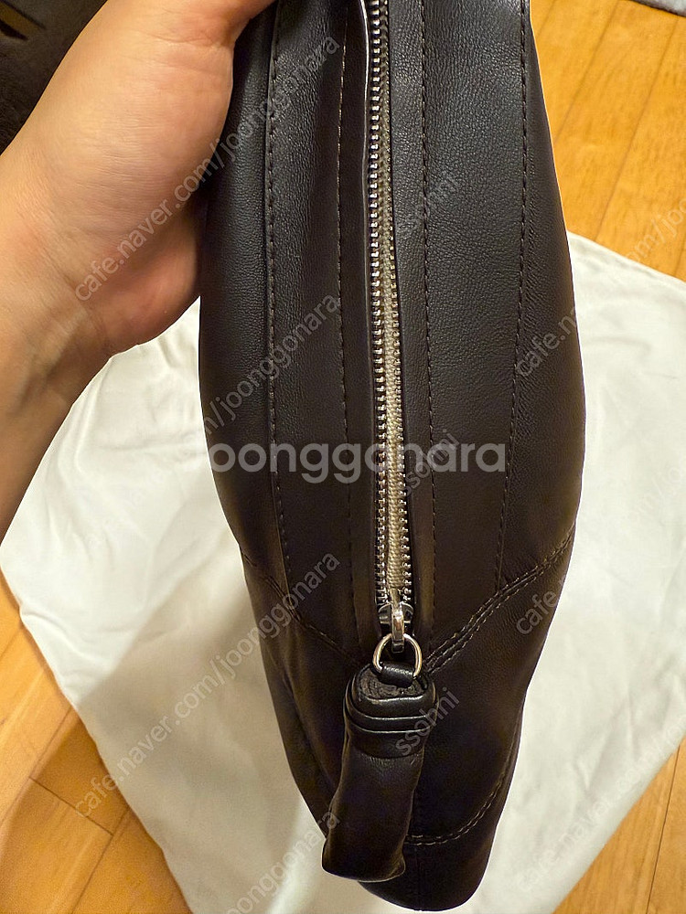 르메르 포춘백 라지 다크 초코 브라운--1