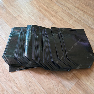 블랙 손잡이 지퍼 보냉백 일괄판매
